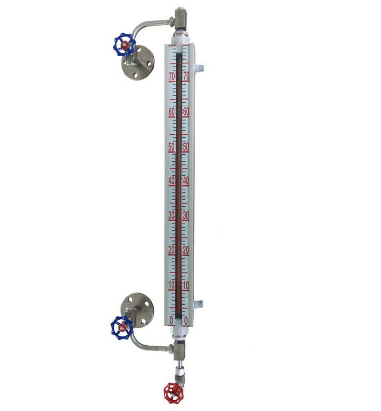 無盲區(qū)石英管/玻璃管液位計(jì) 雙色/彩色 可帶伴熱、LED燈 材質(zhì)碳鋼/不銹鋼 UGS